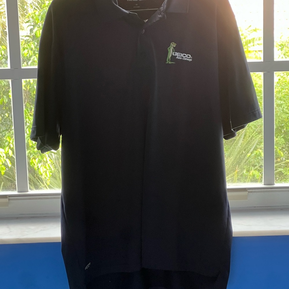 LG Dark Blue Polo Shirt with Geico Logo
